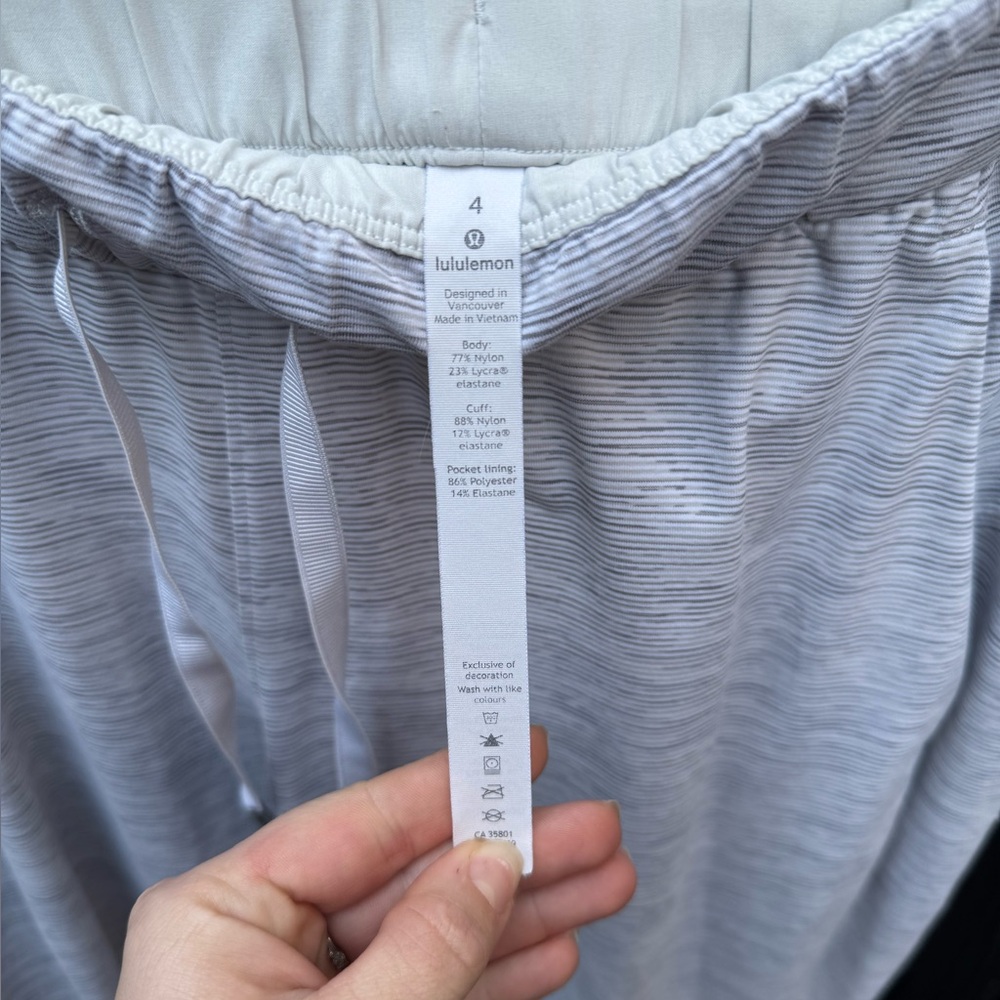 Lululemon Athletica On the Fly Wee Are From Space Nimbus Grey Athletic Joggers 4 - Picture 7 of 15